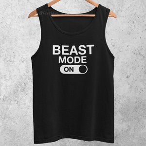 🆕Beast Mode ON Black Tank Top